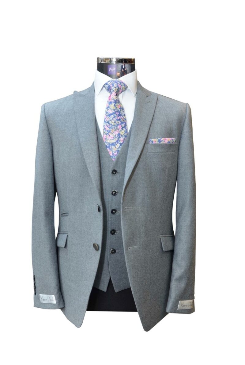 Grey Flannel Lounge Suit - Kevin Paul, Hirewear